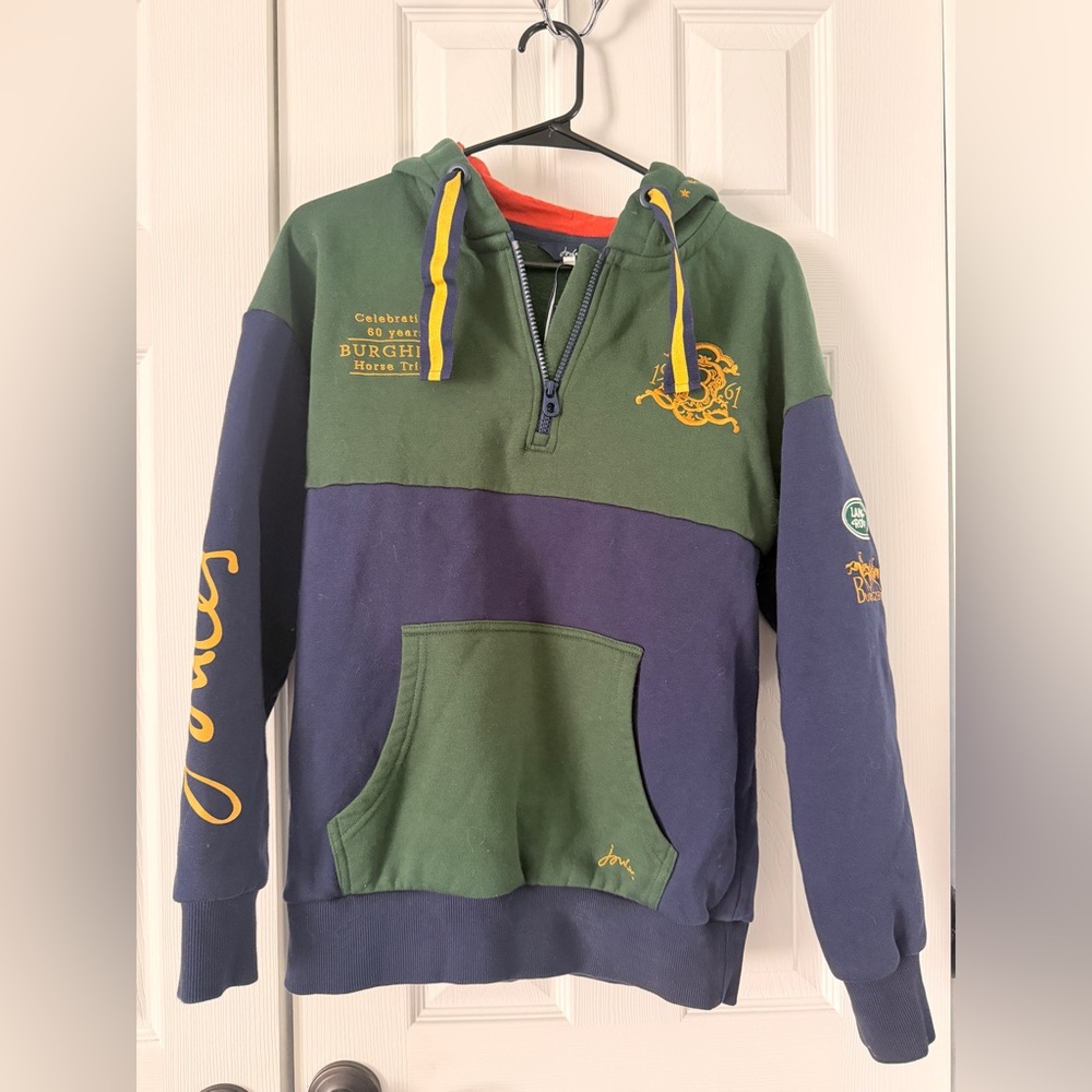 Land Rover Burghley Horse Trials with the official hoodie for 2022